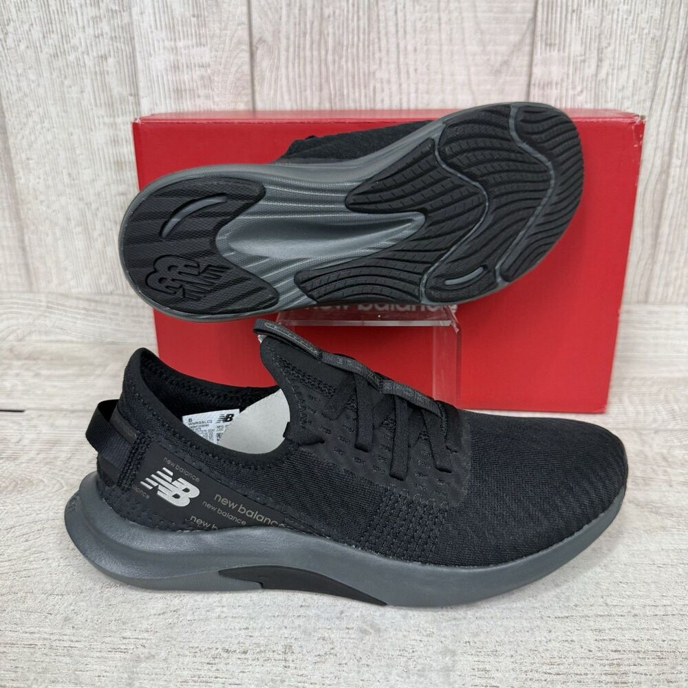 New Balance DynaSoft Nergize Sport V2 Women's Size 8 Shoes Black Grey WNRGSLC2